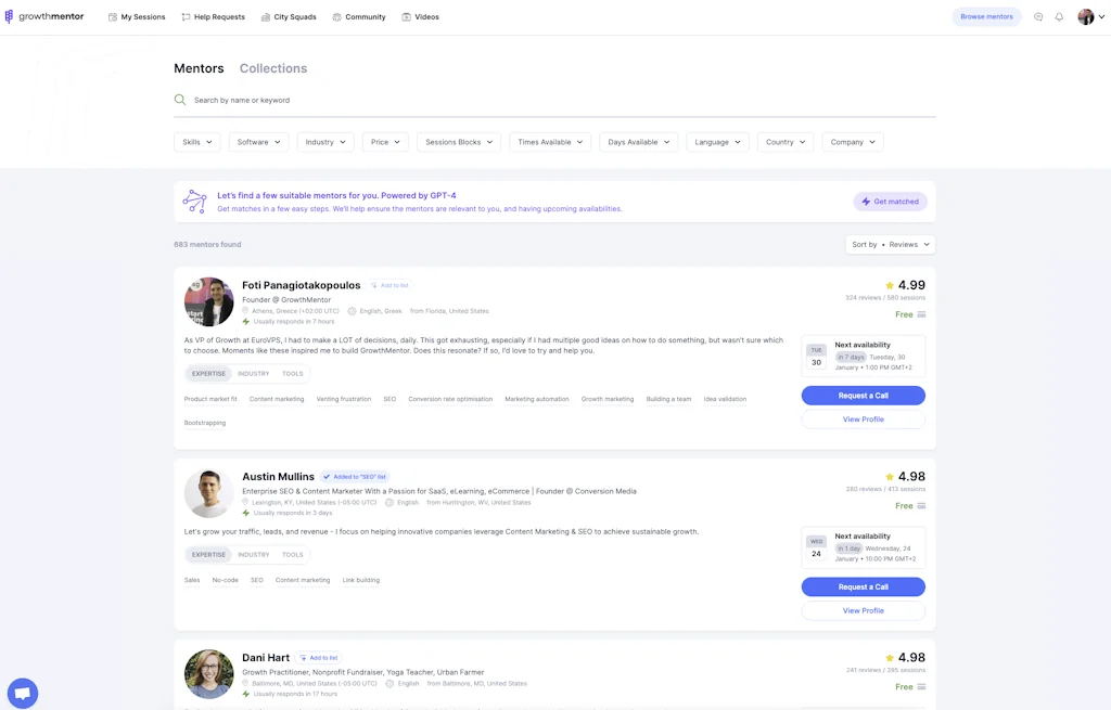 GrowthMentor screenshot 2 of 16