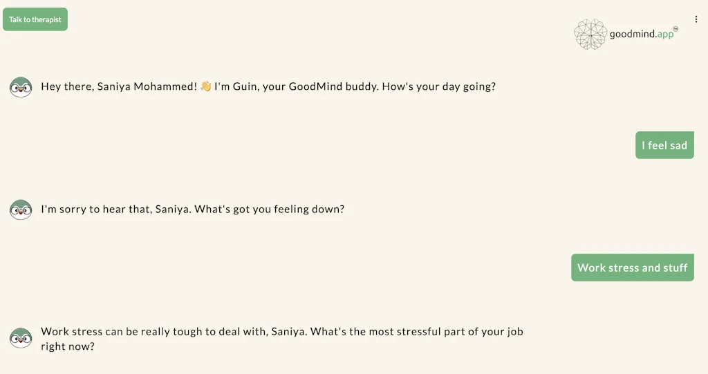 Guin - Your GoodMind Buddy screenshot 3 of 5