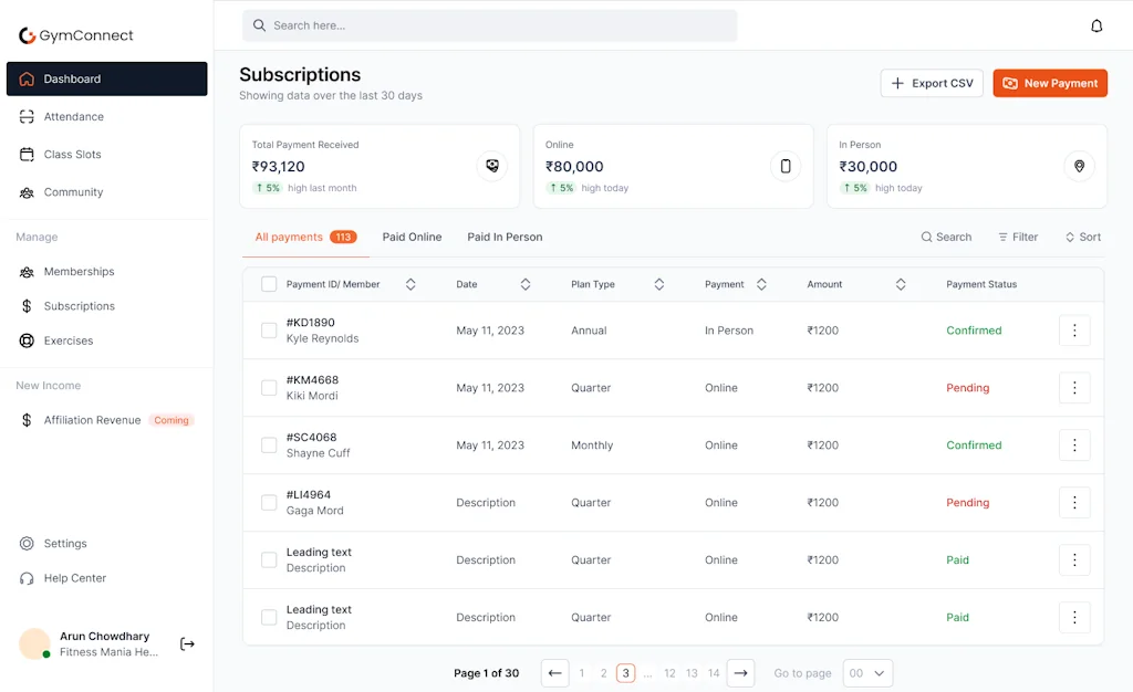 Gymconnect screenshot 2 of 3
