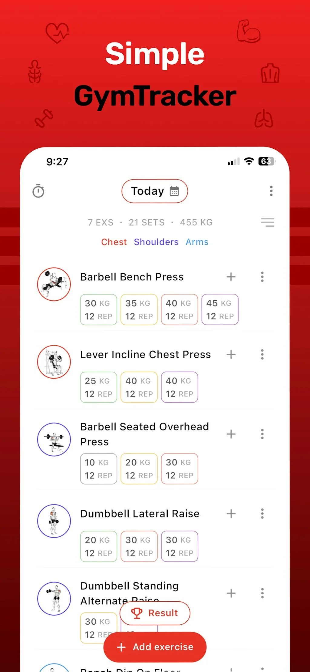 GymTracker screenshot 1 of 6