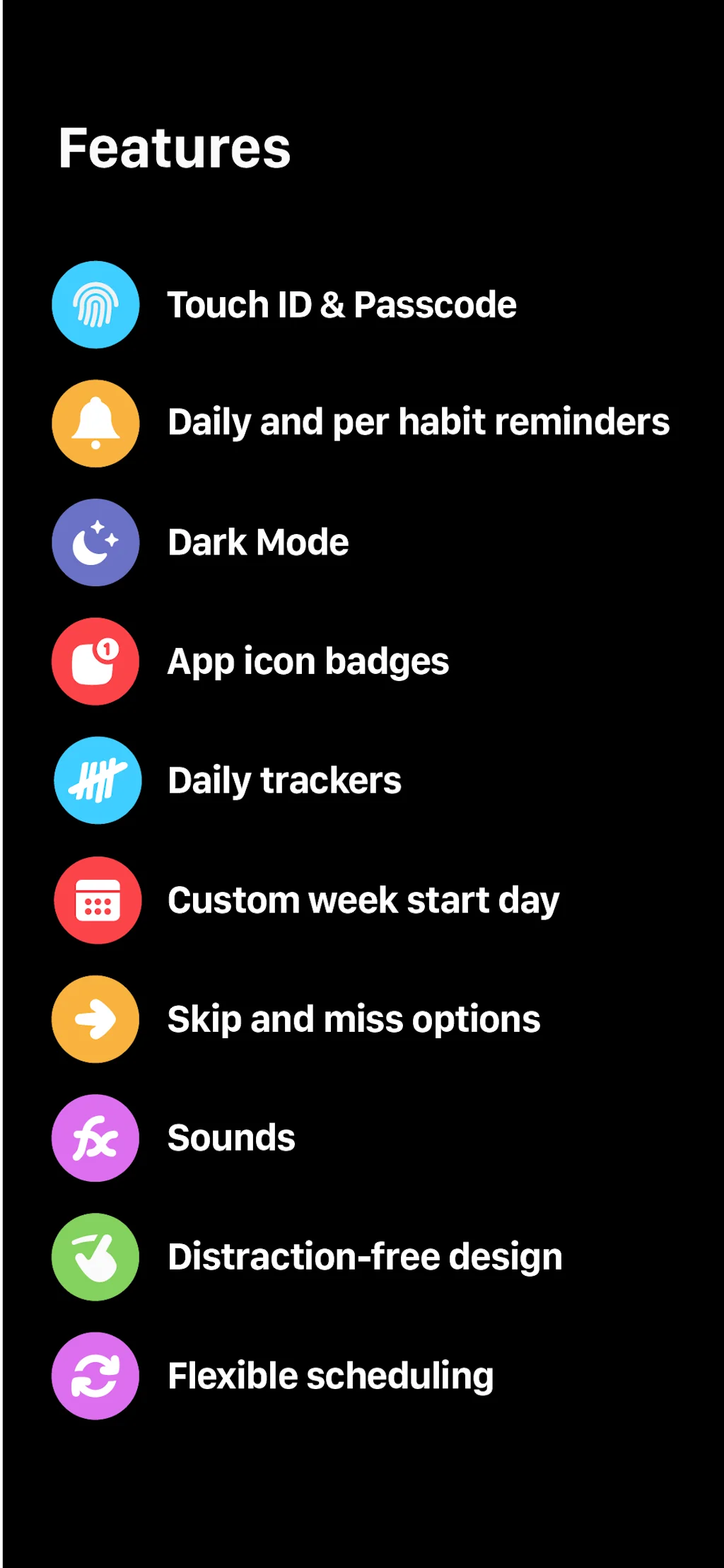 Habit List screenshot 1 of 5