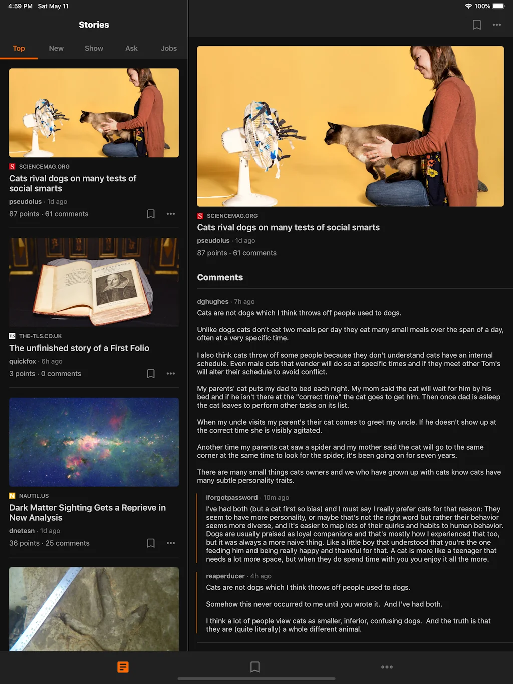 Hacker Feed screenshot 10 of 10