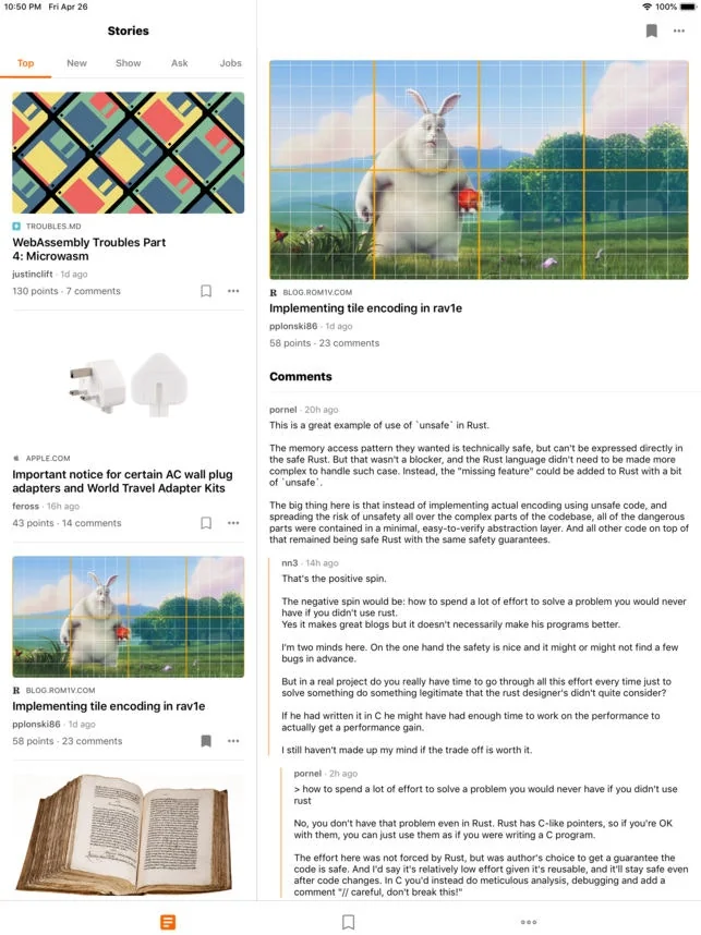 Hacker Feed screenshot 8 of 10