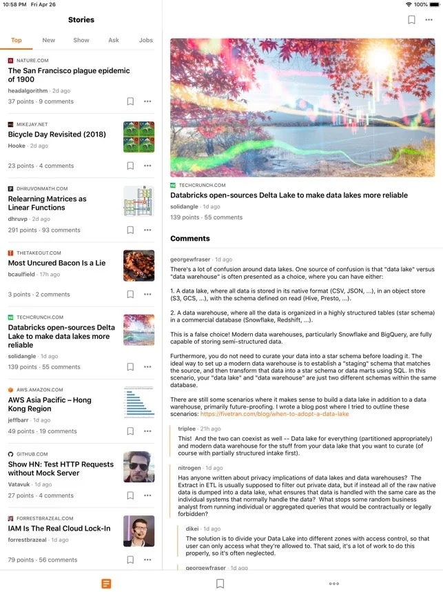 Hacker Feed screenshot 9 of 10