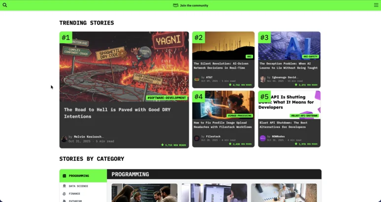 HackerNoon screenshot 2 of 3