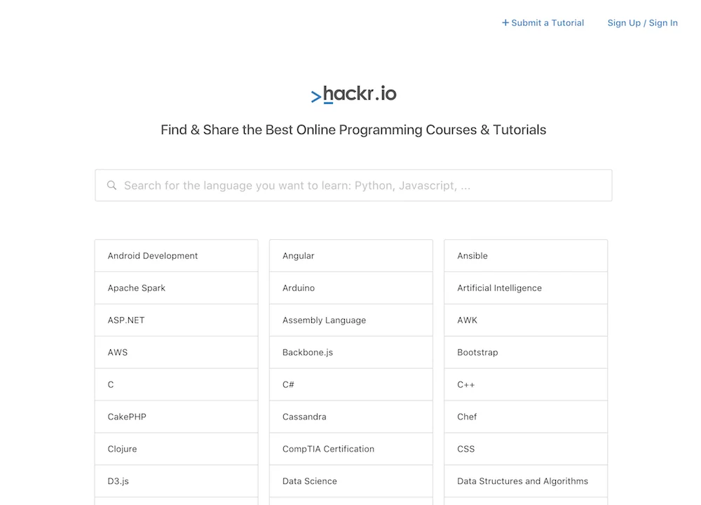 Hackr.io screenshot 4 of 4