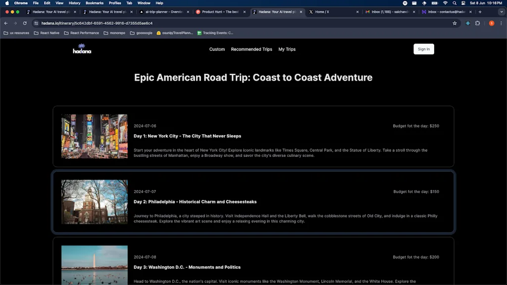 Hadana.io screenshot 2 of 3
