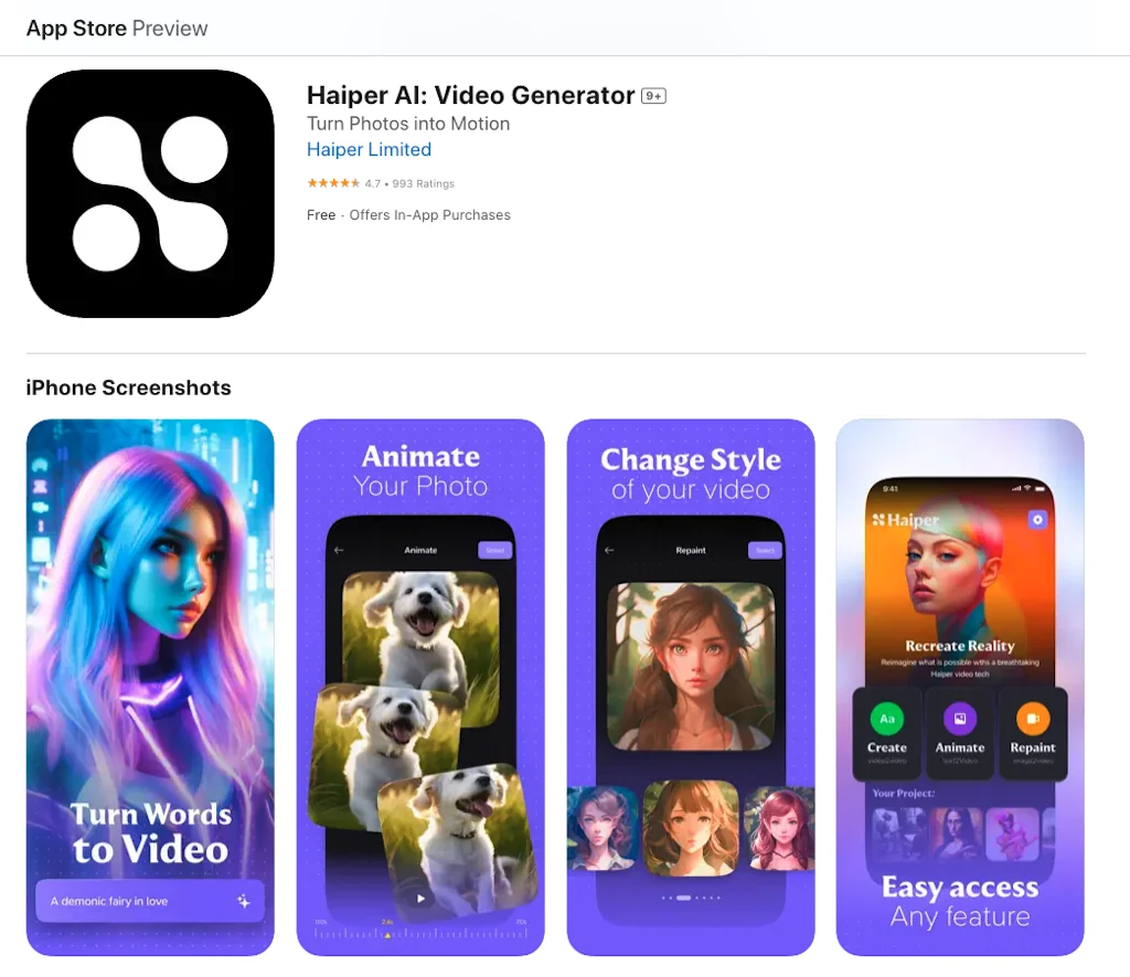 Haiper screenshot 5 of 6