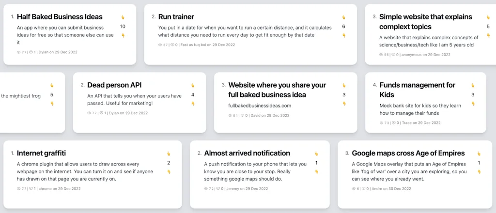 Half Baked Business Ideas screenshot 1 of 4