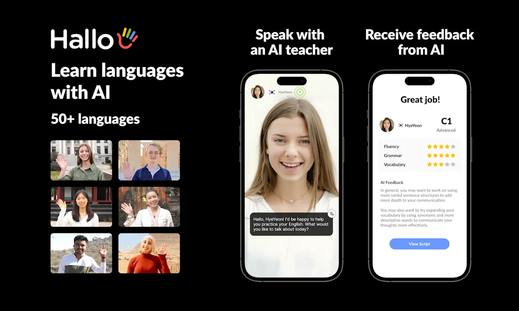 Hallo - AI Language Learning screenshot 2 of 3