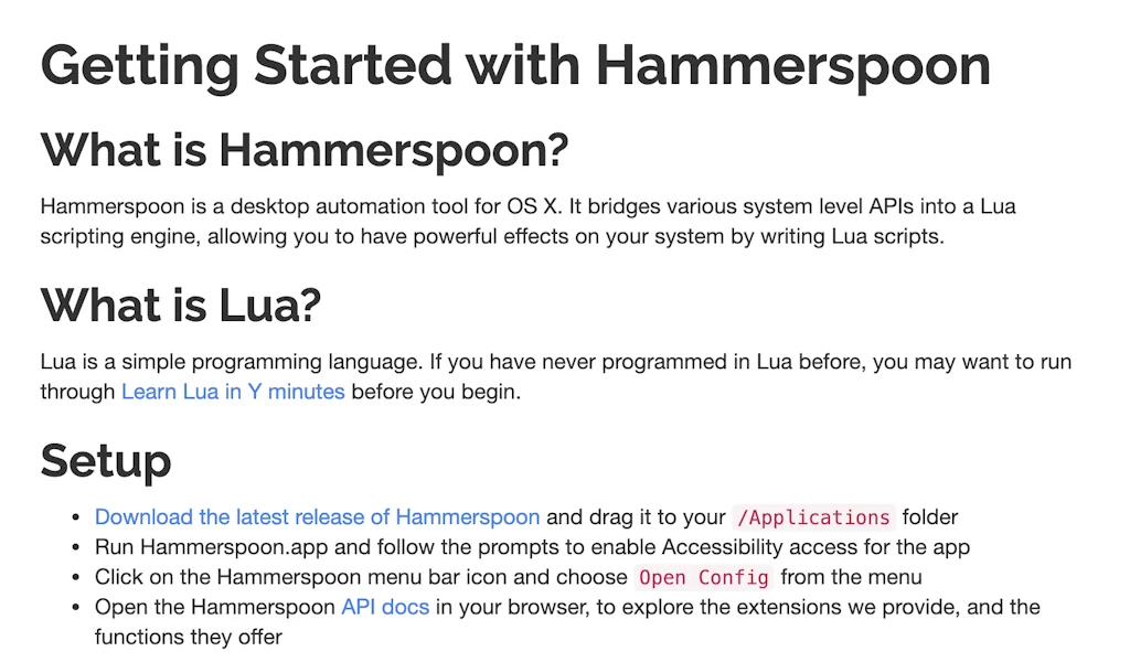 Hammerspoon screenshot 1 of 3