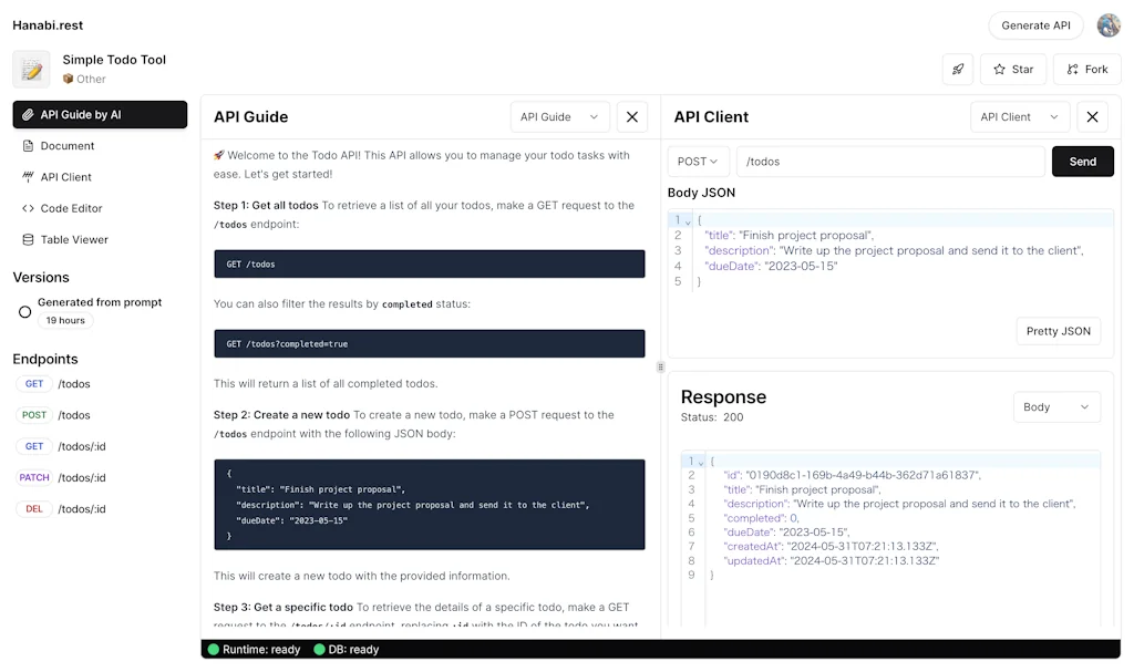 Hanabi.rest screenshot 3 of 4