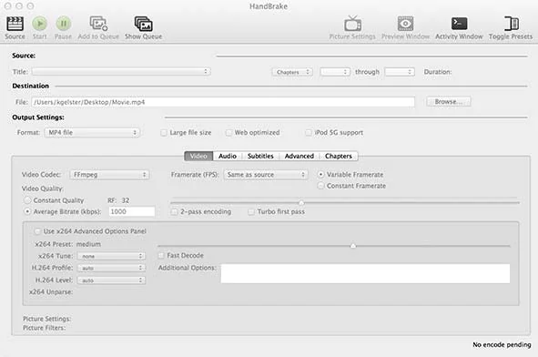 handbrake screenshot 2 of 4