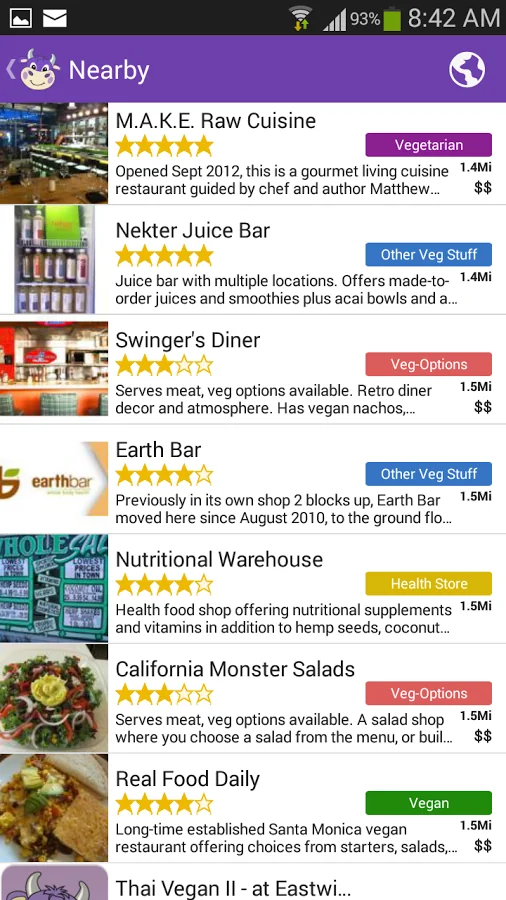 HappyCow Find Vegan Food screenshot 12 of 22