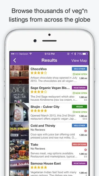 HappyCow Find Vegan Food screenshot 20 of 22