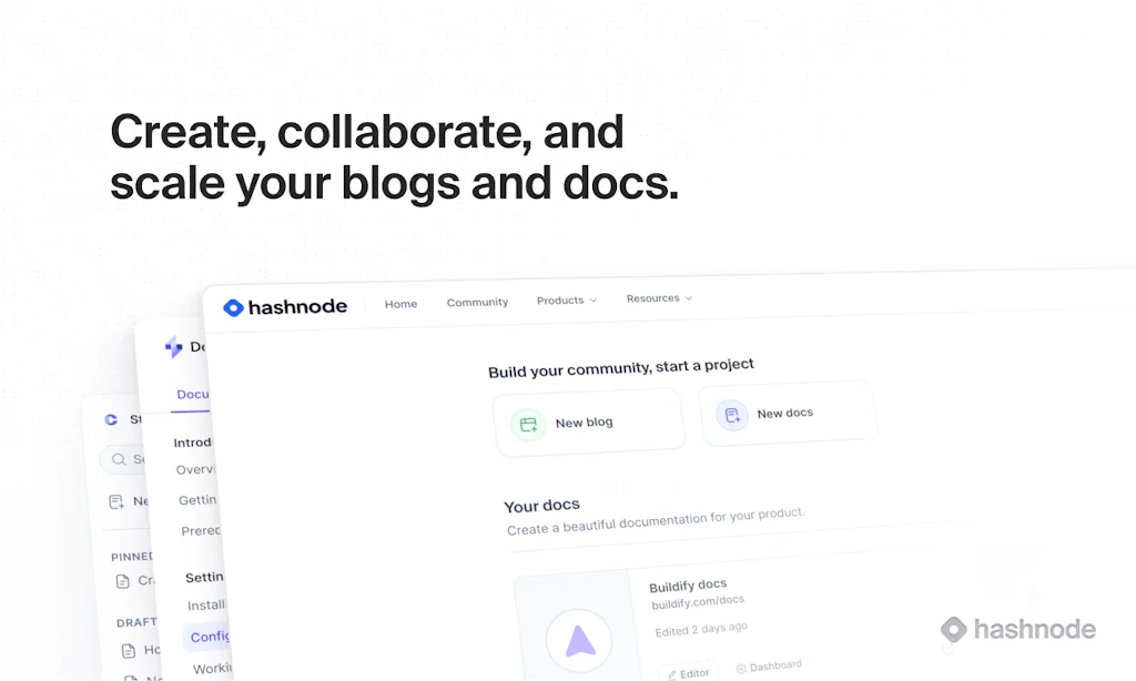 Hashnode screenshot 1 of 3