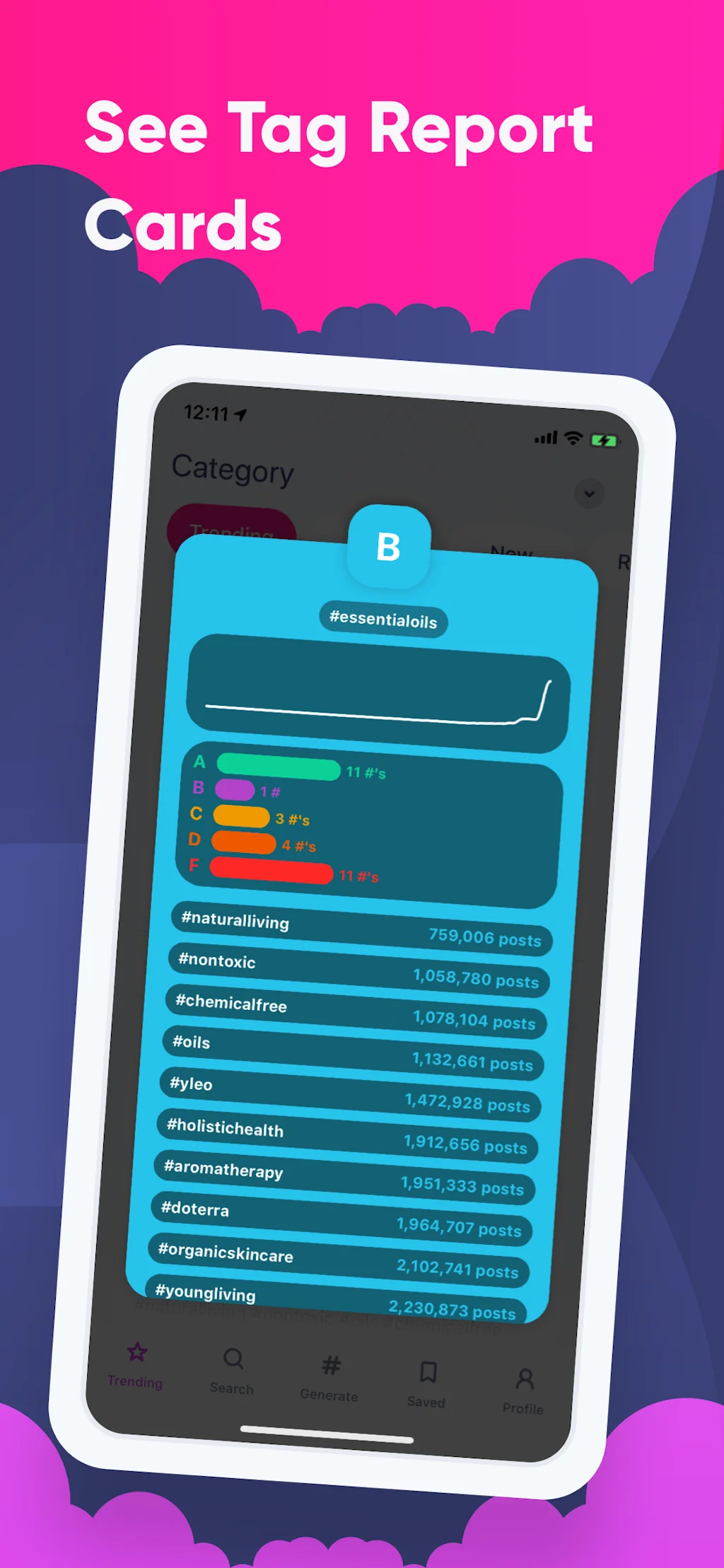 Hashtag Expert for Instagram screenshot 1 of 6