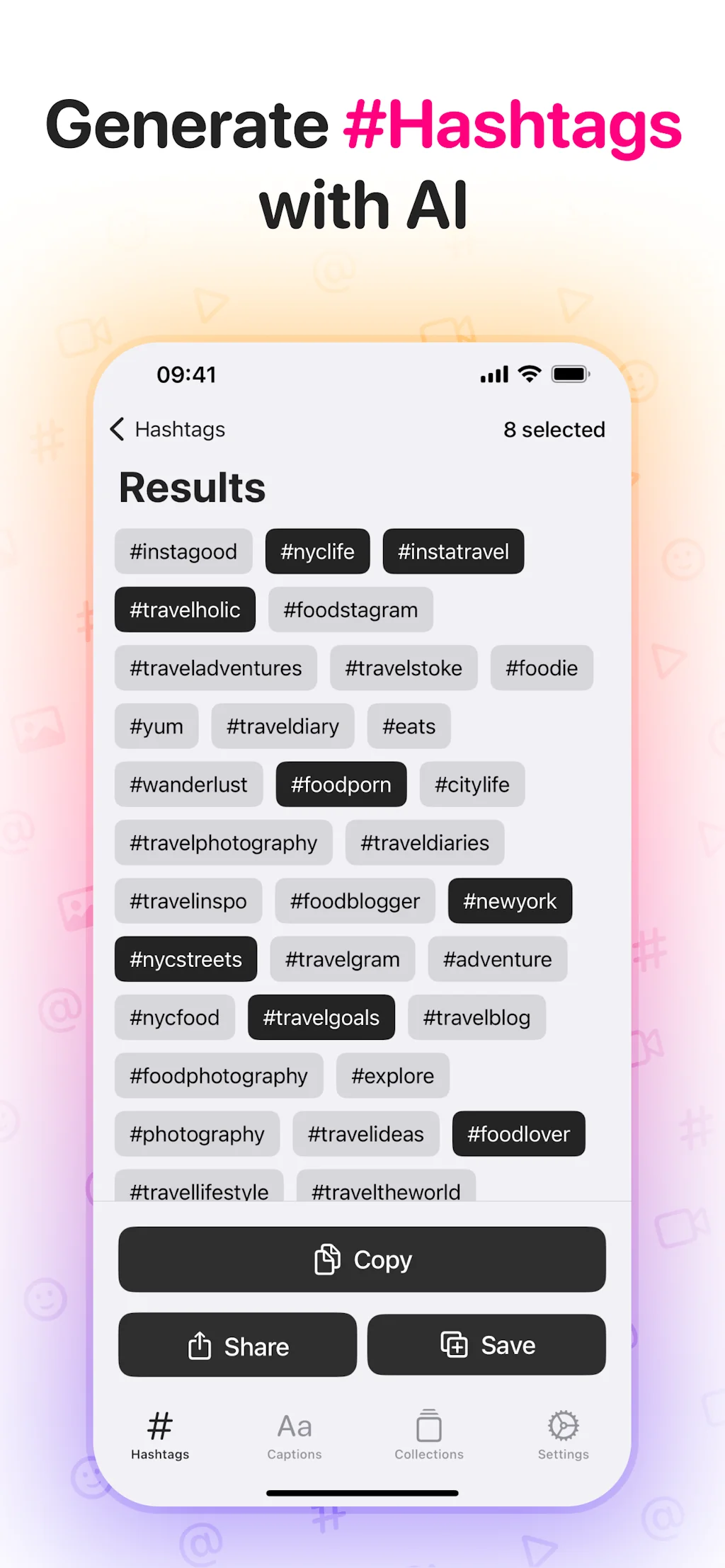 Hashtag Guru: AI Assist for IG  screenshot 1 of 4