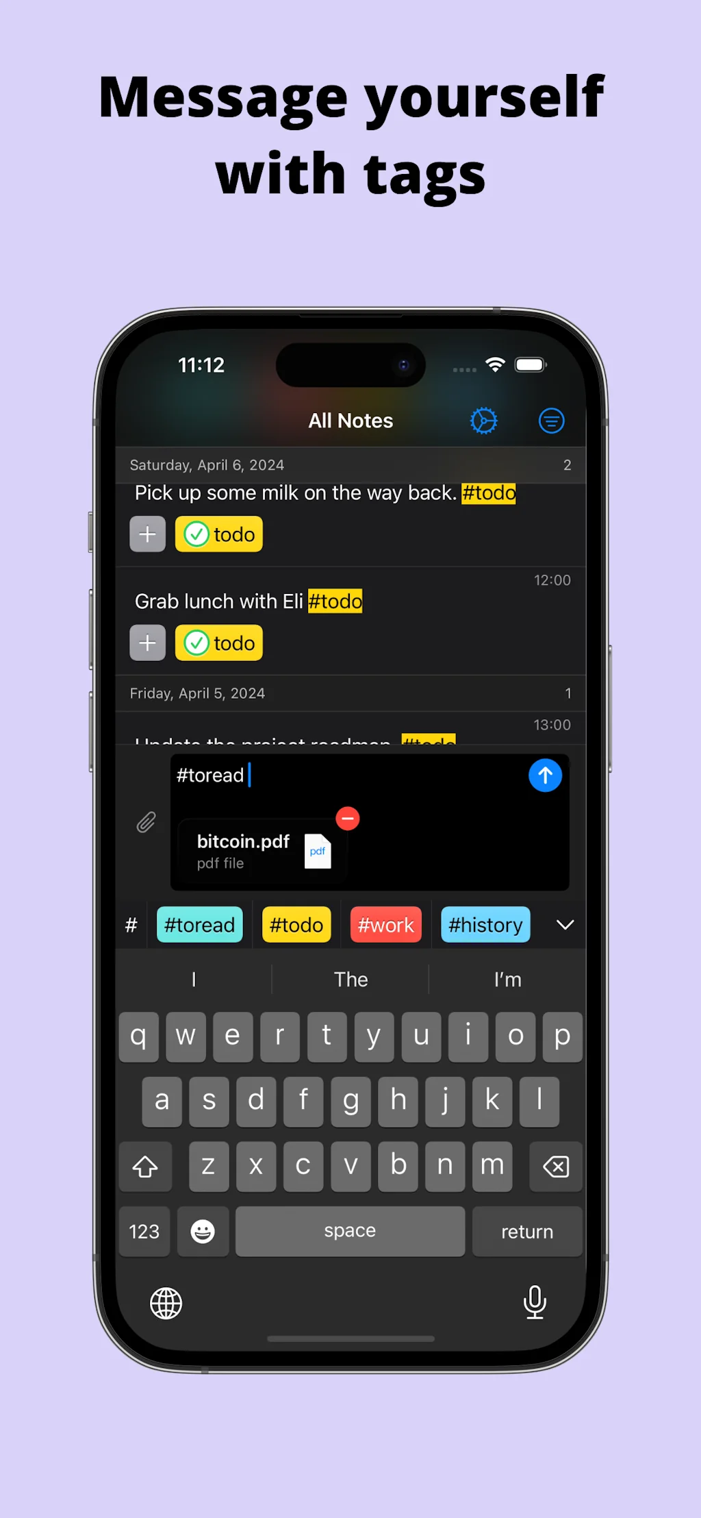 HashTagNotes screenshot 1 of 7