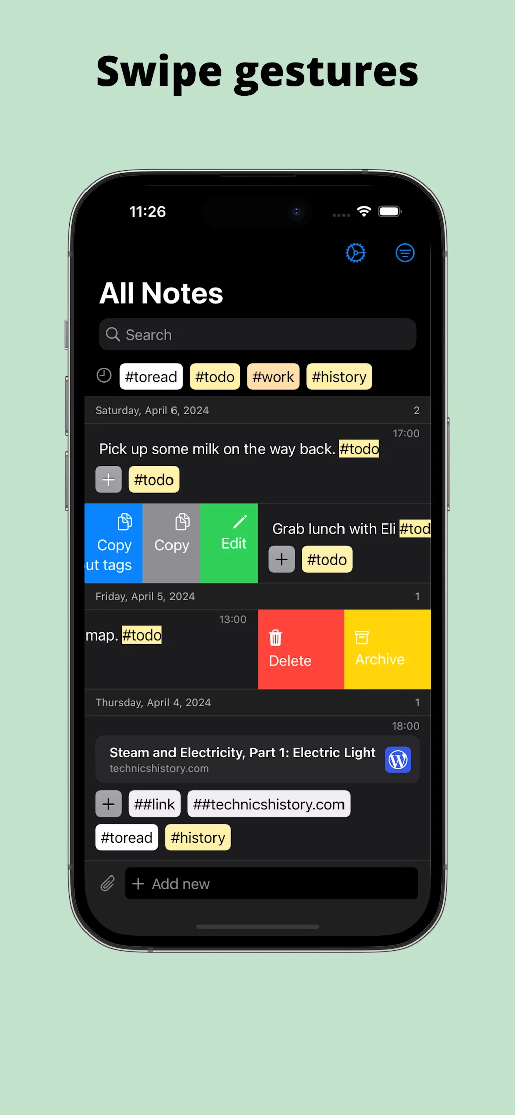 HashTagNotes screenshot 5 of 7