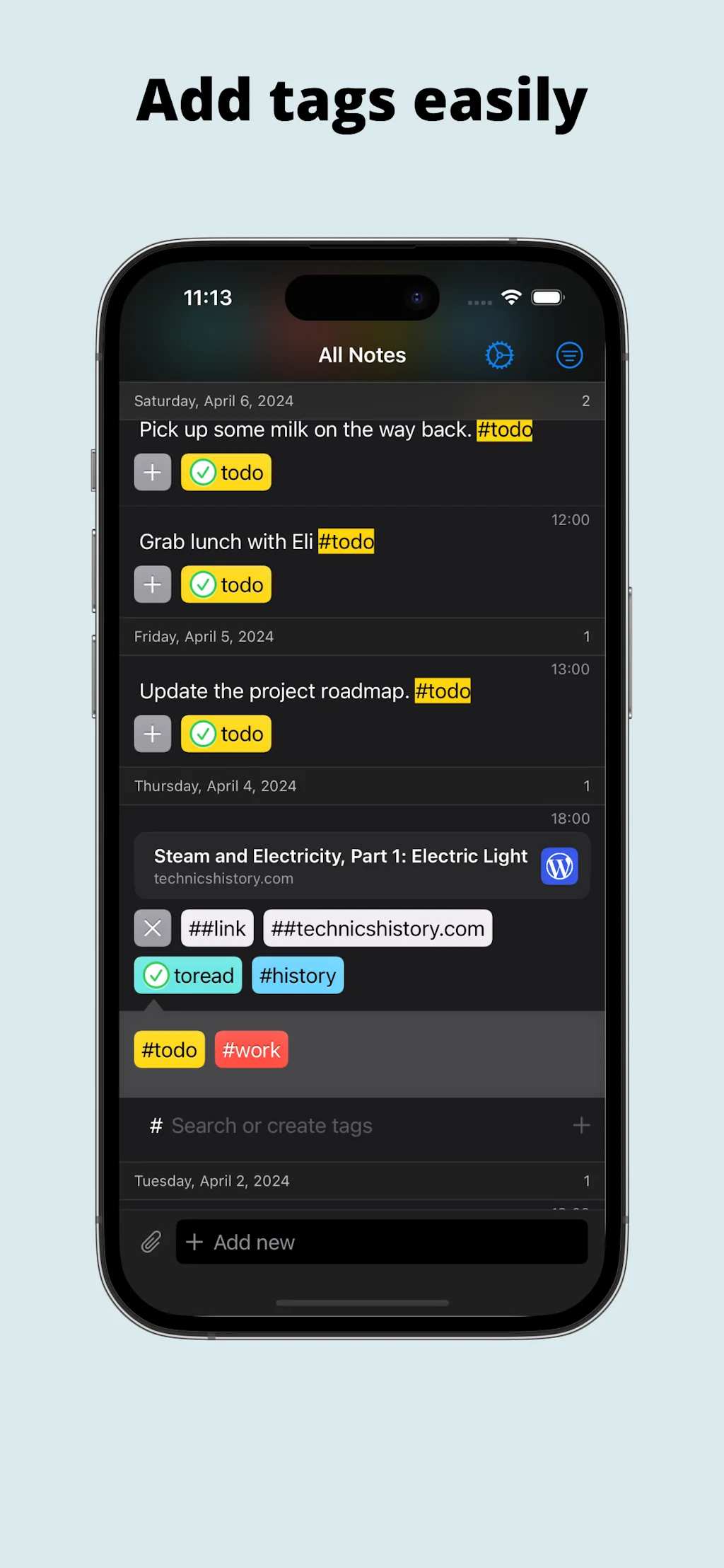 HashTagNotes screenshot 6 of 7