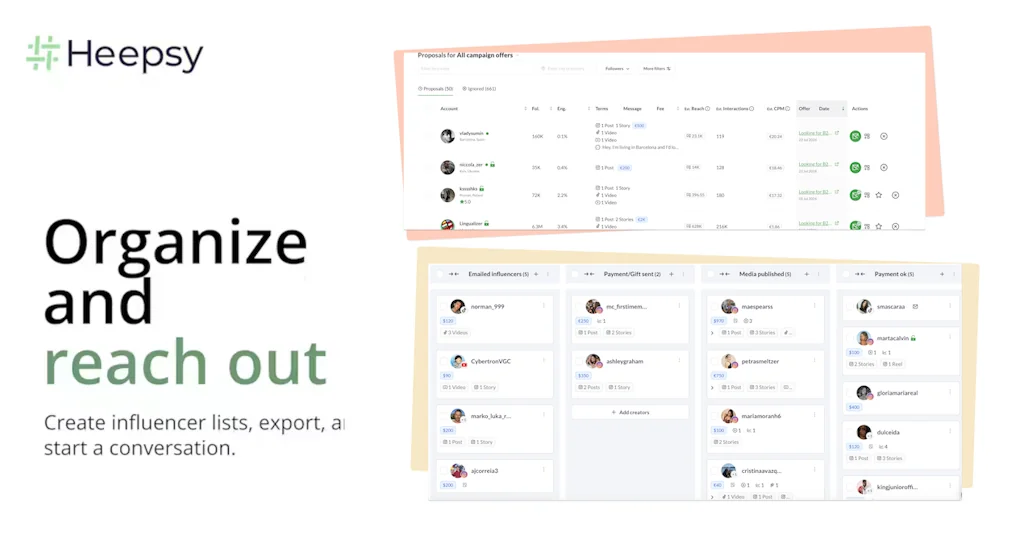 Heepsy screenshot 3 of 3