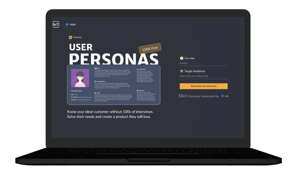 Helix User Persona Generator screenshot 2 of 4