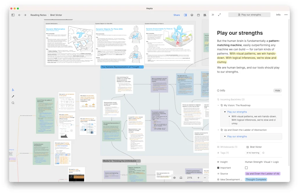 Heptabase screenshot 2 of 4