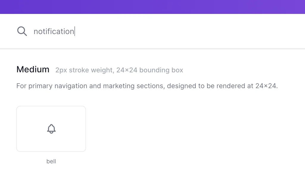 Heroicons screenshot 3 of 3