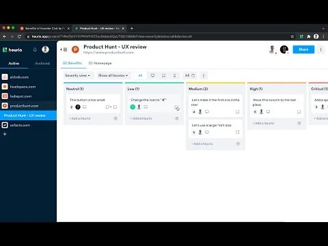 Heurio 2.0 screenshot 1 of 7