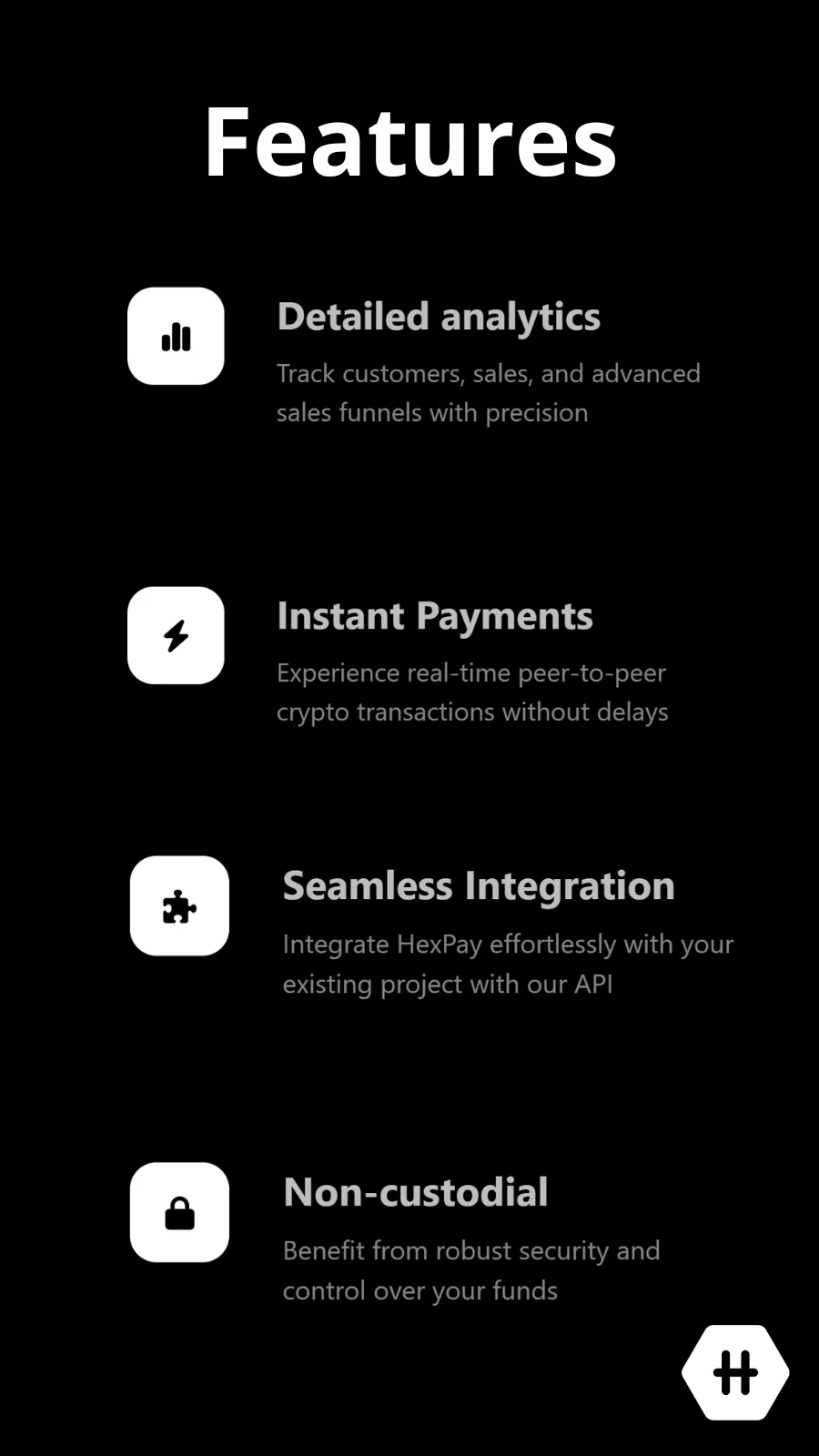 Hexpay - P2P crypto payments screenshot 4 of 7