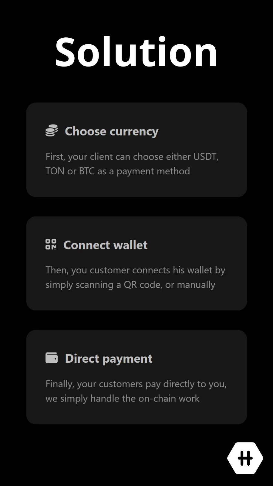 Hexpay - P2P crypto payments screenshot 5 of 7
