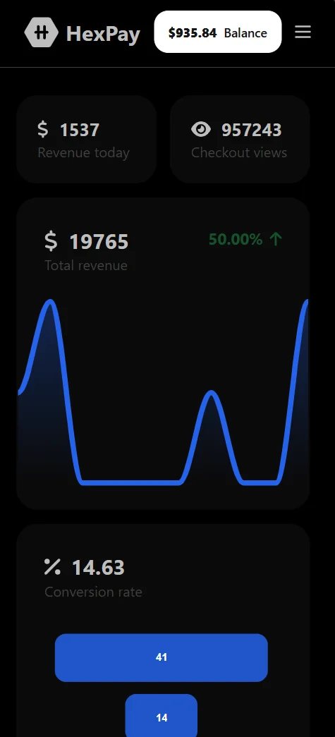 Hexpay - P2P crypto payments screenshot 7 of 7