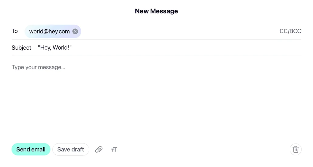 HEY screenshot 1 of 3