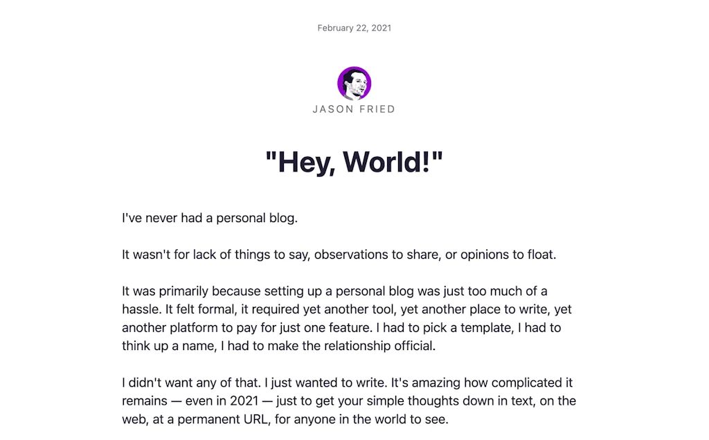 HEY screenshot 2 of 3