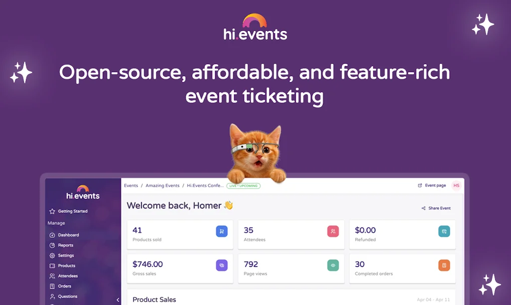 Hi.Events screenshot 1 of 6