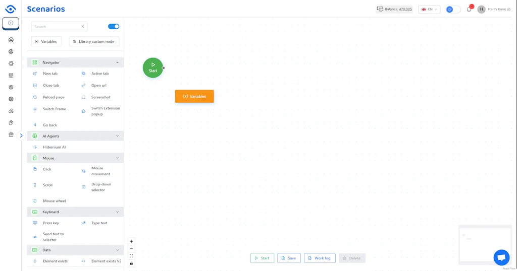 Hidemium Antidetect Browser screenshot 7 of 16