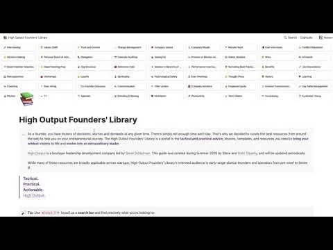 High Output Founders' Library screenshot 1 of 6