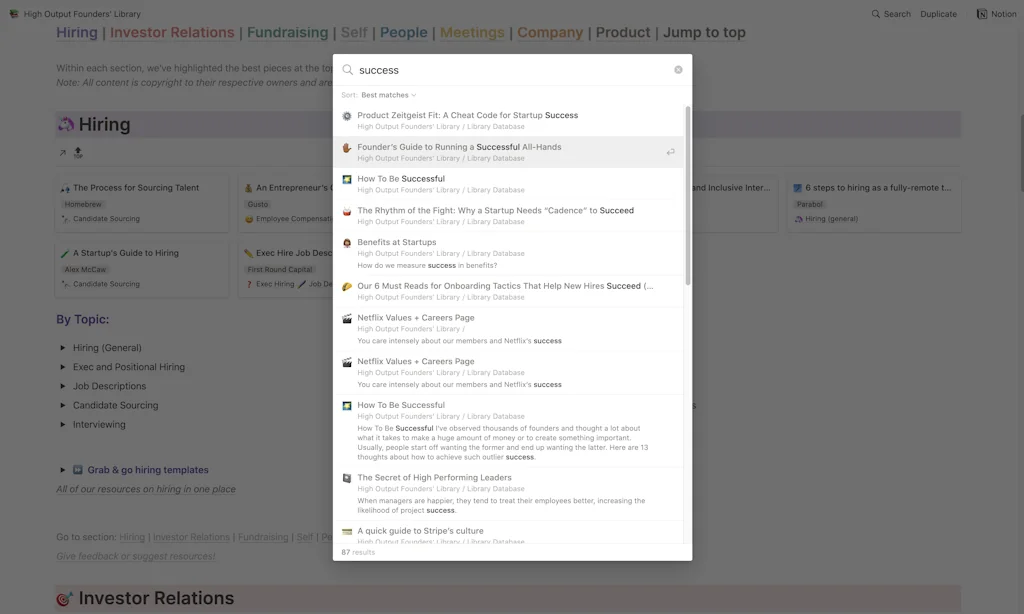 High Output Founders' Library screenshot 3 of 6