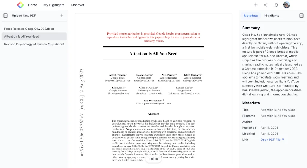 Highlight & Summarize: PDF Companion screenshot 6 of 7