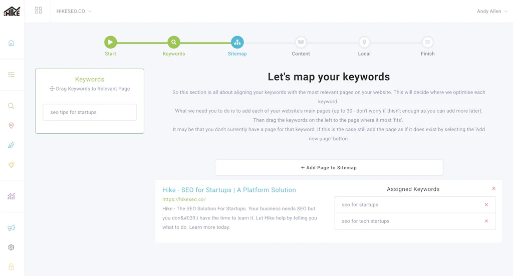 Hike SEO screenshot 6 of 7