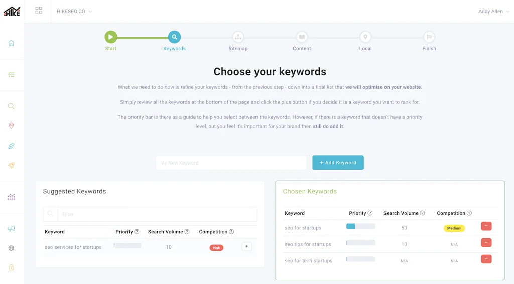 Hike SEO screenshot 7 of 7