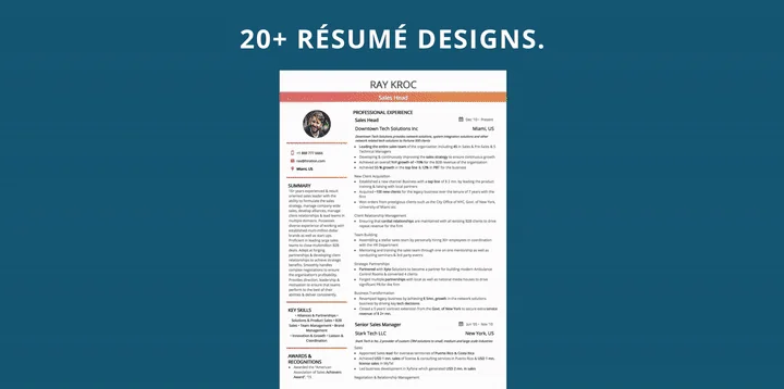 Hiration's Resume Builder screenshot 4 of 6