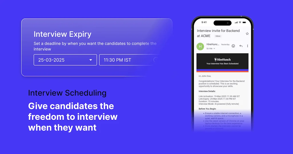 HireHunch - S(ai)na (AI Interviewer) screenshot 3 of 3