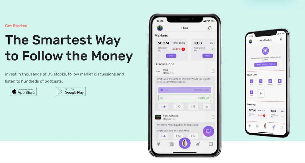 Hisa App screenshot 1 of 3