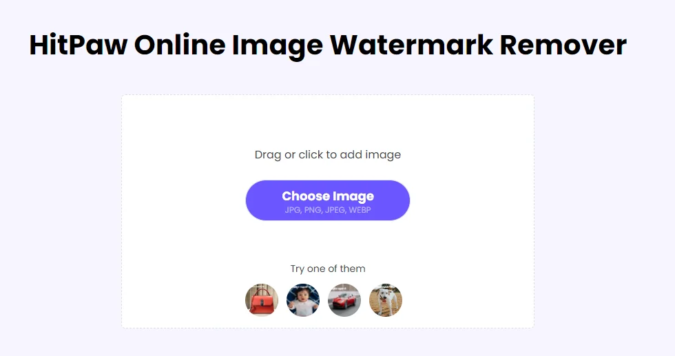 HitPaw Image Watermark Remover screenshot 1 of 3