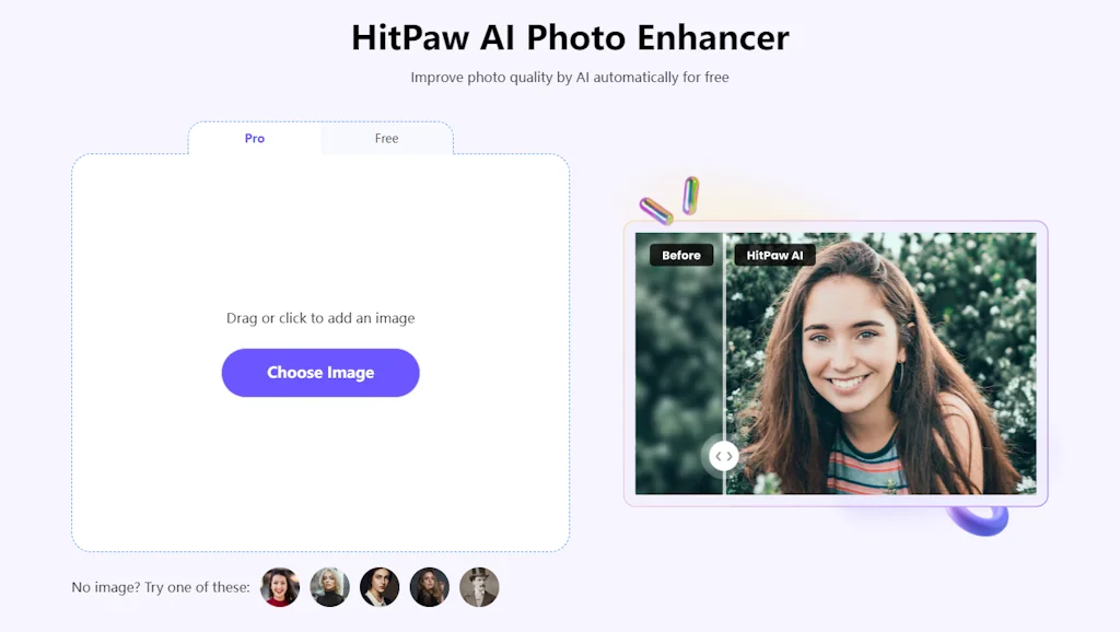 HitPaw Online Photo Enhancer Free screenshot 3 of 4