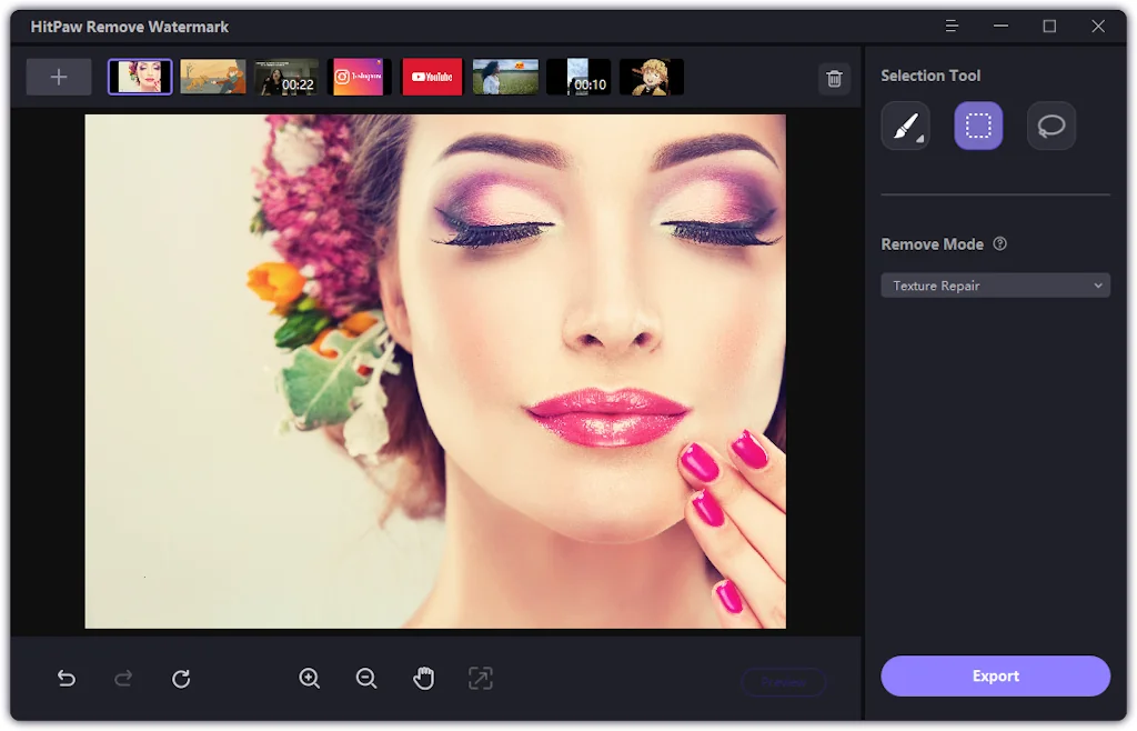 HitPaw Watermark Remover screenshot 1 of 3