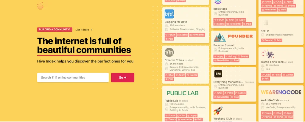 Hive Index screenshot 1 of 5