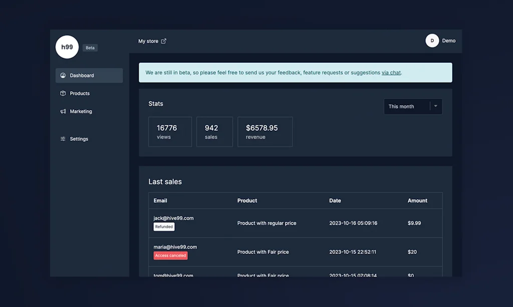 Hive99 screenshot 3 of 3